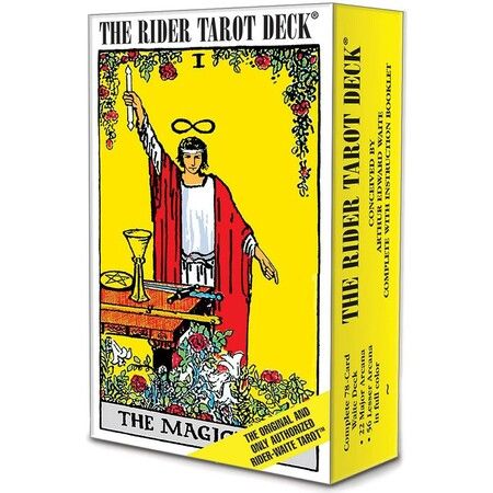 The Rider Tarot Deck-Classic Tarot Cards for Tarot Enthusiasts Beginners & Professionals Full Colour Illustrations Easy to Read