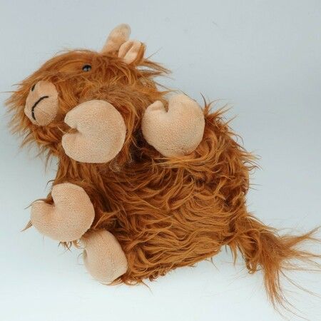 25cm Realistic Highland Cow Stuffed Animal Plush