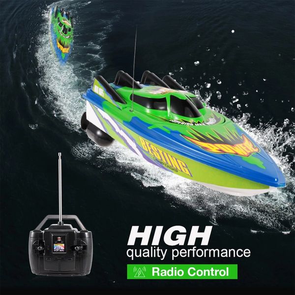 High-Speed Electric Remote Control Boat: Race and Sail with Waterproof Electric Power