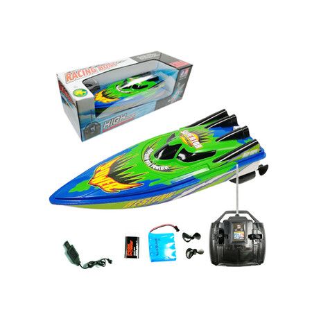 High-Speed Electric Remote Control Boat: Race and Sail with Waterproof Electric Power