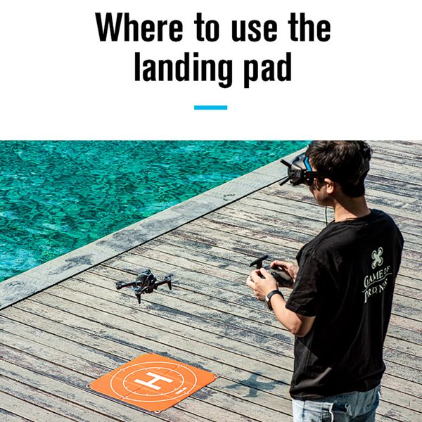 65cm 2-Sided Waterproof Foldable Landing Pad for DJI Mavic Drones