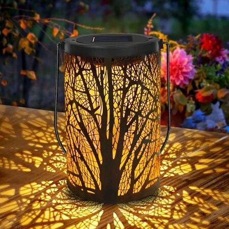 Outdoor Solar Lantern: Illuminate Your Outdoors with Ambiance and Style (1 Pack)