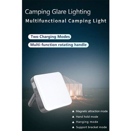 Portable Rechargeable LED Camping Lantern with Bright Light for Outdoor Adventures