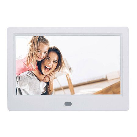 10 Inch USB Digital Picture Frame with USB Disk & TF Card Compatibility (White)