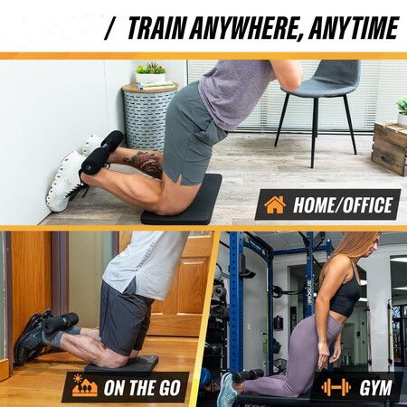 Nord Stick Hamstring Curl Set: Portable Home Gym for Leg Workouts, Set Up in Seconds