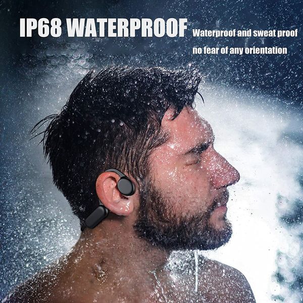 Waterproof Bone Conduction Headphones for Swimming with 8G Memory