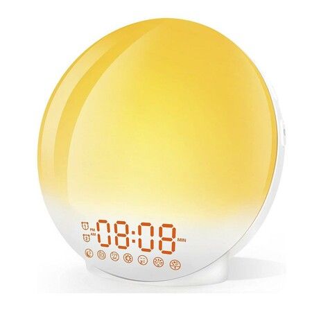 Sunrise Alarm Clock Mimics the Natural Sunrise to Gently Wake You Perfect for Heavy Sleepers