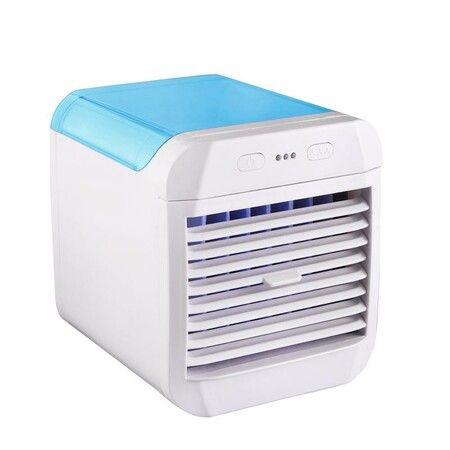 Portable Air Cooler: Instant Cool and Humidity with Bladeless Fan for Quiet Room or Office (3 Speeds)