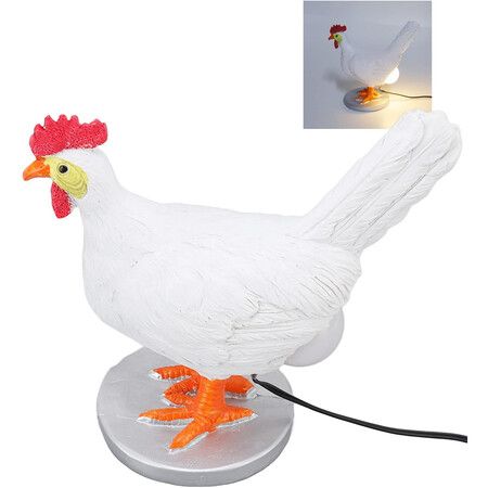 Unique and Delightful 3D Chicken Egg Table Lamp - A Charming Gift for Friends and Family