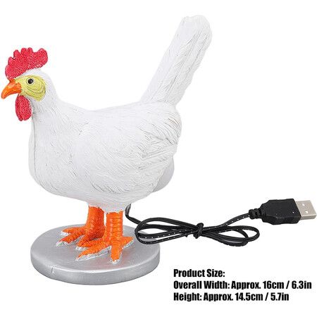 Unique and Delightful 3D Chicken Egg Table Lamp - A Charming Gift for Friends and Family