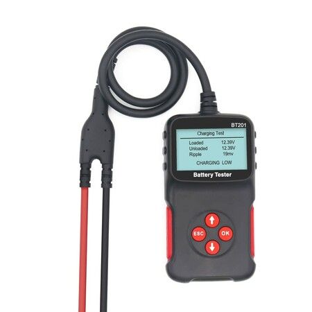 Automotive 12V Car Battery Tester: For Cars, Trucks, SUVs, Motorcycles, and Ships (100 to 2000 CCA)