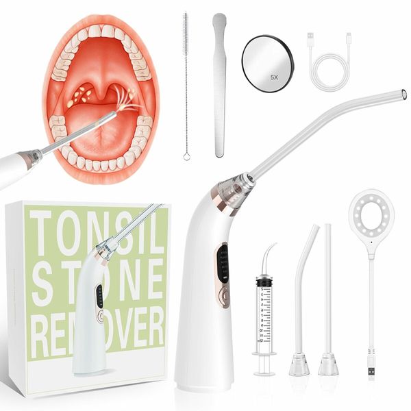 Electronic Vacuum for Instant Tonsil Stone Removal with 5 adjustable suction modes for Mouth Cleaning Oral Care,Promotes fresh breath