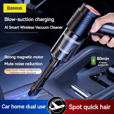 Powerful 4000mAh Wireless Car Vacuum Cleaner-Experience Unmatched Suction Power,Quiet Operation for a Spotless Car & Home