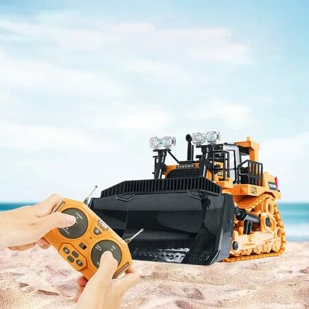 1:24 RC Remote Control Excavator and Bulldozer Toys: Gift for Engineering Vehicle Enthusiasts