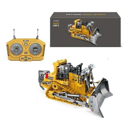 1:24 RC Remote Control Excavator and Bulldozer Toys: Gift for Engineering Vehicle Enthusiasts