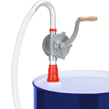 55-Gallon Drum Pump for Diesel and Kerosene - Adjustable Length Fuel Transfer Pump with Aluminum Alloy Construction