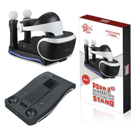 PSVR Stand with Charging Station: Keep Your Headset and Processor Organized and Ready to Play