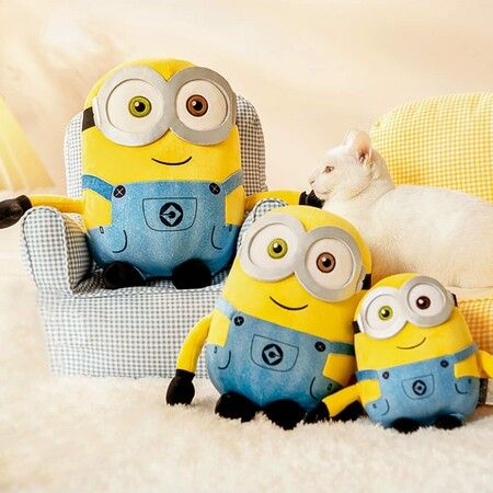 25cm Yellow Stuffed Cute Minions Cartoon Soft Toy