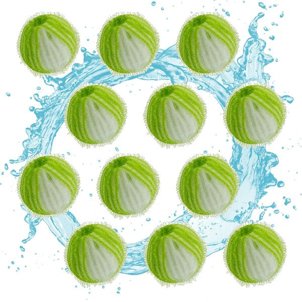 12 Pack Pet Hair Remover/Lint Remover/Hair Catcher Washing Balls for Laundry Washing Machine,durable for multiple uses