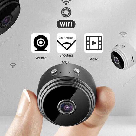 Wireless A9 Mini Security Camera - 1080P HD IP Camera for Home Surveillance with Voice and Video