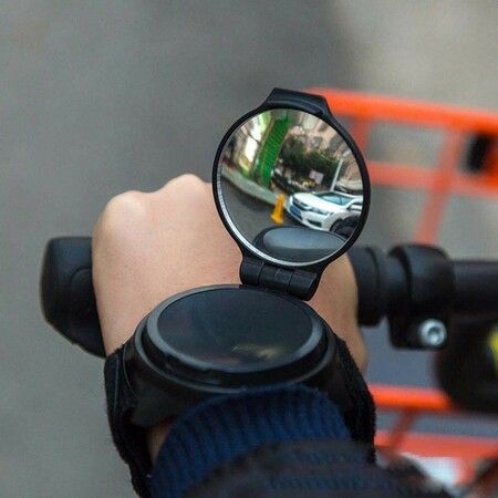 360° Rotating Bike Mirror: Enhance Safety with a Wide-Angle Rearview Mirror