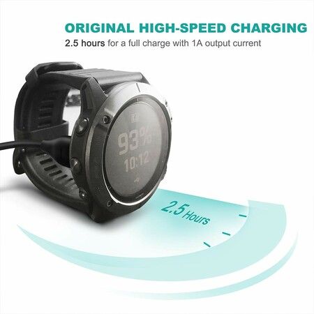 Charger Compatible with Garmin Fenix, Forerunner, Venu, Approach, Vivoactive, & Instinct Smartwatches