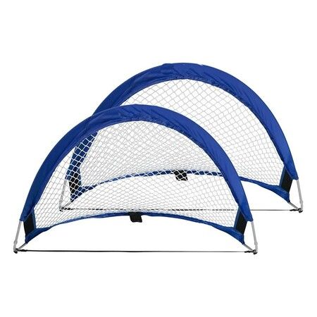 Pop Up 2PCS Soccer Goal Net Set for Kids Training Backyard Playing