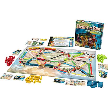 Embark on a Train Adventure: Ticket to Ride First Journey Board Game