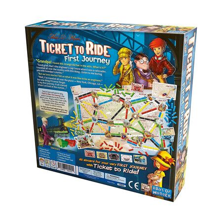 Embark on a Train Adventure: Ticket to Ride First Journey Board Game