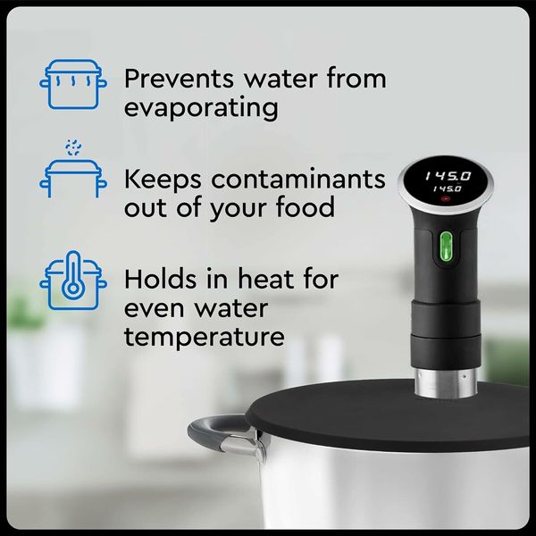 Sous Vide Lid for Anova Cookers: Enhance Precision Cooking for Pots up to 28CM