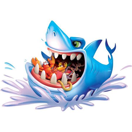 Thrilling Family Fun: Crazy Sharky Board Game - Test Your Luck and Avoid the Chomping Shark for Aged 4+