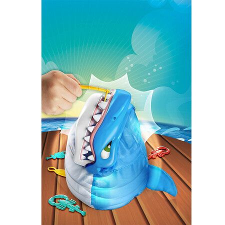 Thrilling Family Fun: Crazy Sharky Board Game - Test Your Luck and Avoid the Chomping Shark for Aged 4+