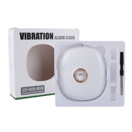 Silent Vibration Alarm Clock: Portable and Discreet Wake-Up Solution for Heavy Sleepers and Deaf/Hard of Hearing Individuals