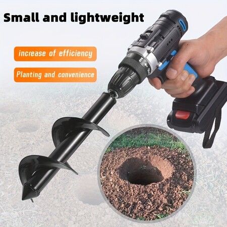 22*4cm Garden Hole Digger/Auger Drill Bit Set: Essential Tool for Planting Seedlings and Flower Bulbs