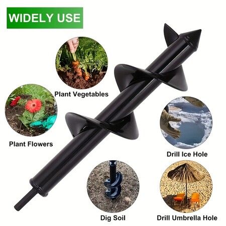 22*4cm Garden Hole Digger/Auger Drill Bit Set: Essential Tool for Planting Seedlings and Flower Bulbs