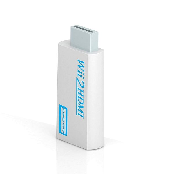 Wii to HDMI Converter: Enhance Your Gaming Experience with 1080p High-Definition Output and 3.5mm Audio Support(White)