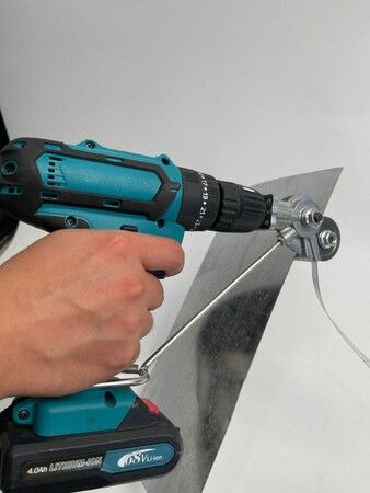 Electric Drill Plate Cutter: Safe and Durable Metal Nibbler Drill Attachment for DIY Metal Cutting