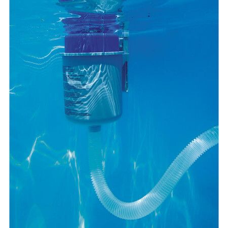 Wall Mount Pool Surface Skimmer Effortlessly removes floating debris from above-ground pool,Keeps pool water sparkling clean (Grey)