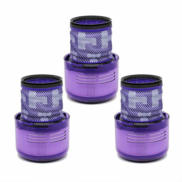 3-Pack High-quality Vacuum Filters Replacement for Dyson V11 Compare to Part 970013-02