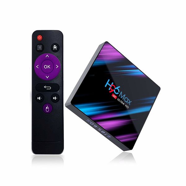 Smart TV Box Android 10.0 with 4GB 32GB ROM,2.4GHz/5GHz WiFi,4K Quad Core,HD