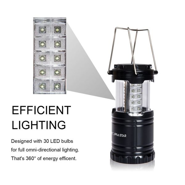 2-Pack Super Bright LED Camping Lanterns: Essential for Emergencies, Hurricanes, and Outdoor Adventures