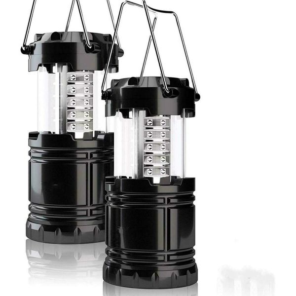 2-Pack Super Bright LED Camping Lanterns: Essential for Emergencies, Hurricanes, and Outdoor Adventures