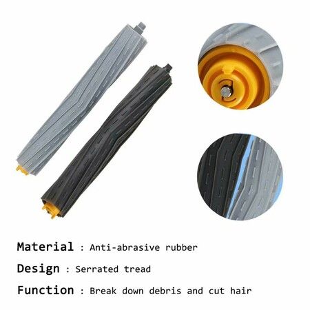 13-Pack Roomba Replacement Parts: Complete Refill Kit with Debris Extractor, Filters, Side Brushes, and Screws for 800 and 900 Series Models