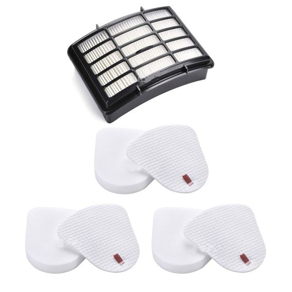 3-Pack Shark Navigator Lift-Away Replacement Filters for NV350,NV351,NV352,NV355,NV360,NV370,UV440,UV490,UV540 Vacuum-XFF350 XHF350