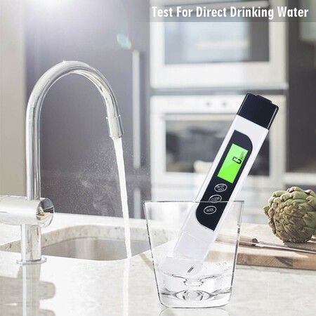 2-in-1 TDS and pH Meter - Digital Water Quality Tester