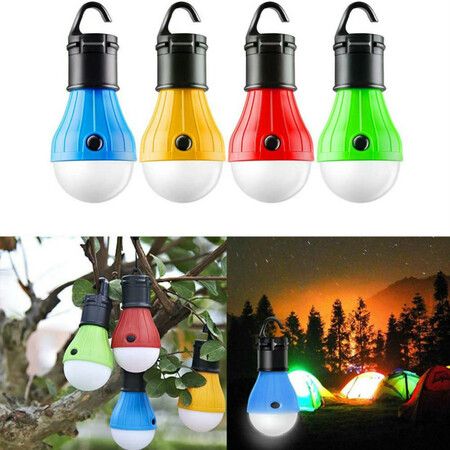 4-Pack LED Tent Lamps with Clip Hooks for Emergencies and Outdoor Adventures