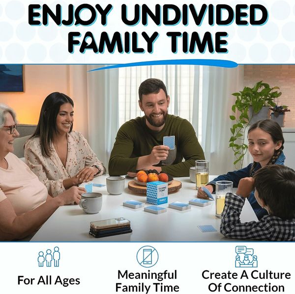 200 Family Conversation Cards: Connect, Express, and Bond