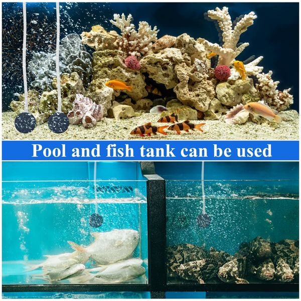 2W Solar-Powered Air Pump Aerator with 2 operating modes Provides oxygen to pond/aquarium