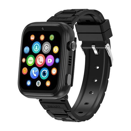 4G Smart Watch witj GPS Tracking, 2- Way Video Calling,Camera,SOS,WiFi,Touch Screen for Boys and Girls (Black)