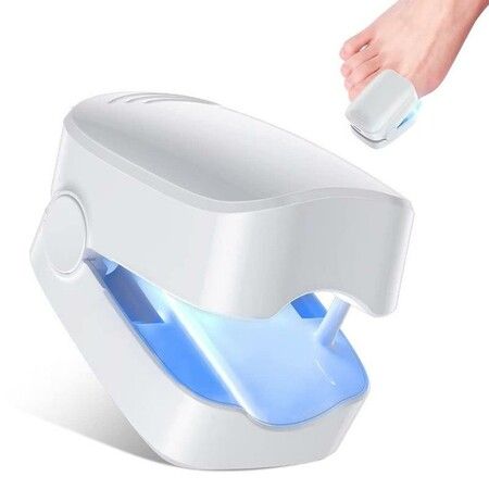 Easy to use Nail Fungus Cleaning Device - Effective and Convenient Cure for Damaged, Discolored, and Thick Nails - Rechargeable for Home Use